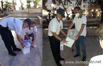 Colombo con ala fratturata salvato da poliziotto in borghese a Vieste - l'Immediato