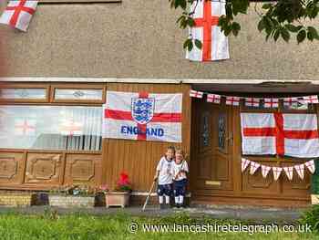 Euro 2020: England v Germany -  Flags fly across Lancashire