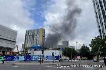 Crews tackle huge fire near south London railway station - St Helens Star