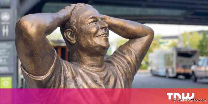 Elon Musk’s new statue in NYC is proof that God is dead