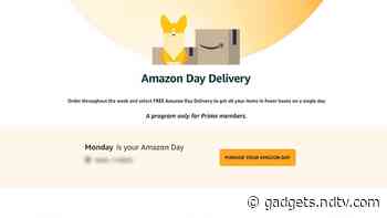 Amazon Day Is a New Delivery Option for Prime Members to Get Weekly Deliveries on a Designated Day