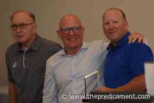 Tom Hogan of Don Bosco Receiving the Bob Siddens Coaching Award - The Predicament