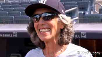 Woman's dream of being honorary bat girl for New York Yankees comes true 60 years later