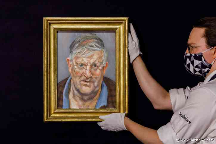 Lucian Freud’s Portrait of David Hockney Sells for $20.7 M. at Auction