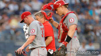 LOOK: Angels' Dylan Bundy throws up on mound during start due to heat exhaustion