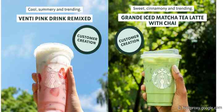 Starbucks is embracing complicated 'secret menu' drinks that have blown up on Tiktok and Instagram with a new test