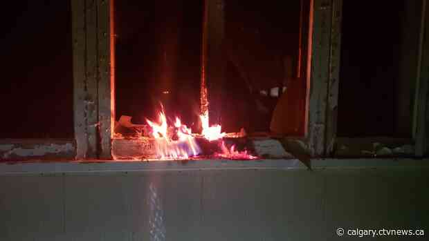 Damage to deliberately torched Catholic church on Siksika First Nation minimal, arson investigation underway