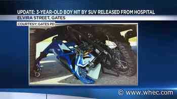 Gates Police: 3-year-old released from the hospital after crash