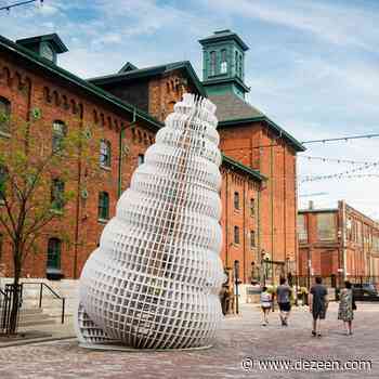Giant seashell features in Toronto's delayed Winter Stations 2021 - Dezeen