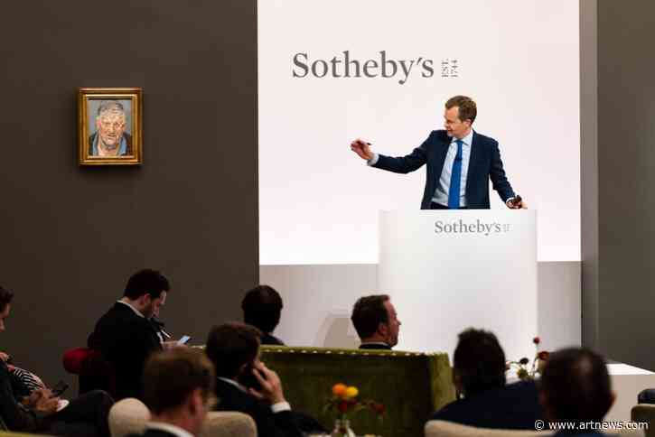 Freud Portrait of Hockney Makes $20.7 M. in Sotheby’s $216 M. London Sales