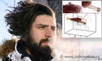 Air turbulence from coughs and sneezes can cause Covid droplets to travel at near-ballistic speeds
