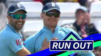 England v Sri Lanka: Sam Billings' 40-metre direct hit ends Sri Lanka innings
