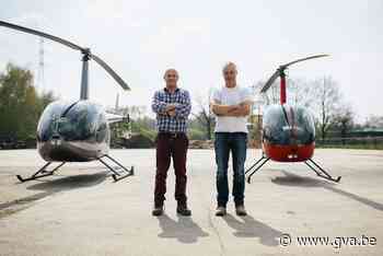 Antwerpen vanuit de hemel: vrienden Marc en Luc hebben helikopterhaven in eigen tuin - Gazet van Antwerpen