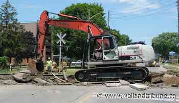 Rail crossing rehabilitation work closes Port Colborne street - WellandTribune.ca