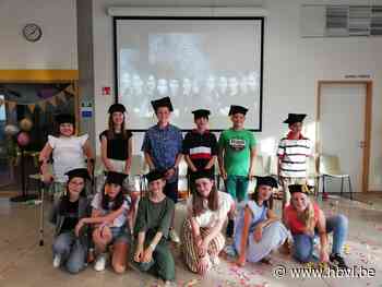 Zesde leerjaar GBS De Tol ontmaskert de Mol tijdens proclamatie - Het Belang van Limburg