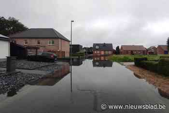 Lorkstraat in Lommel staat weer blank