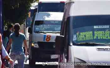 Usuarios del transporte público no aumentan: Dagoberto Rivera - El Sol de Cuernavaca