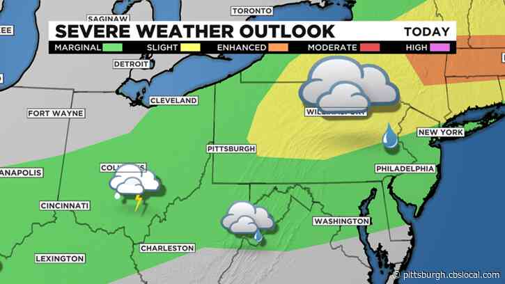 Pittsburgh Weather: Strong Storms And Rain Possible On Wednesday