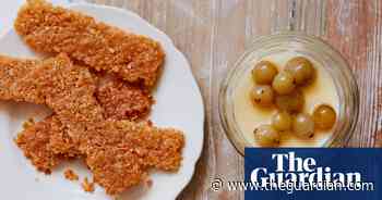 Thomasina Miers' recipe for lemon gooseberry posset with coconut oat crunchies - The Guardian