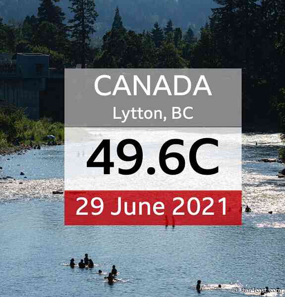 Canada heatwave – Eclipse markers