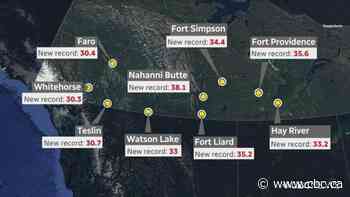 N.W.T., Yukon break summer temperature records as heat dome lingers