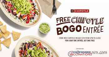 Chipotle Mexican Grill offers BOGO for guests to reward friends who get vaccinated, but no proof of jabs are needed