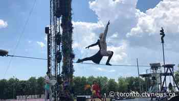 Troupe of circus performers swings back into action as live performances resume across Ontario