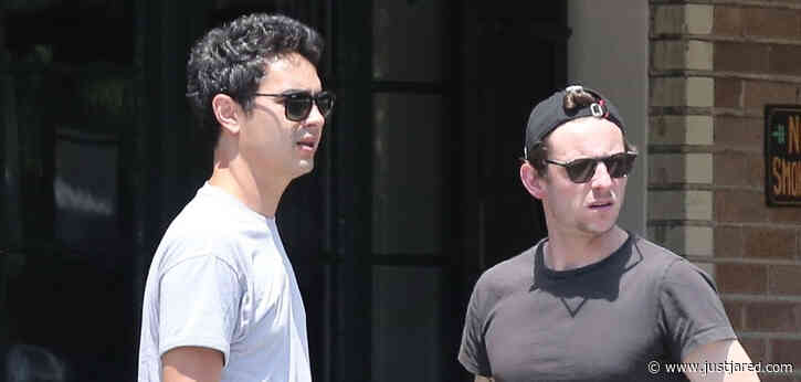 Jamie Bell & Max Minghella Meet Up for Lunch in Los Feliz