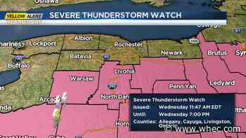 First Alert Weather: Yellow Alert for local severe storm threat