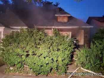 Saskatoon crews fight early morning fire in extreme hot weather