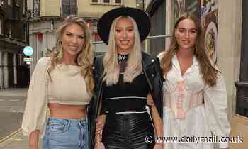 TOWIE's Frankie Essex, Demi Sims and Chloe Ross enjoy a girls' night out in Mayfair