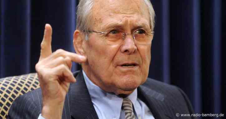 Ex-US-Verteidigungsminister Donald Rumsfeld ist tot