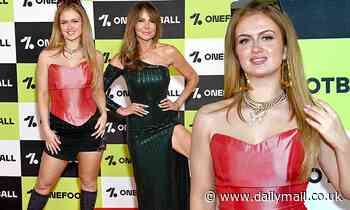 Maisie Smith shows off her legs in TINY black skirt