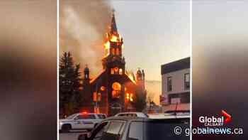 Fire destroys church in Morinville, Alta.