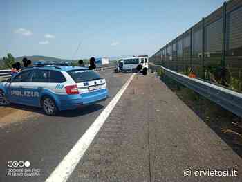 Incidente autonomo in autostrada, traffico fermo con 3 km di coda - Orvietosì.it - OrvietoSì