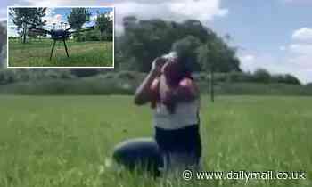 Researchers built drone with tiny microphones that can find screaming humans in a natural disaster 