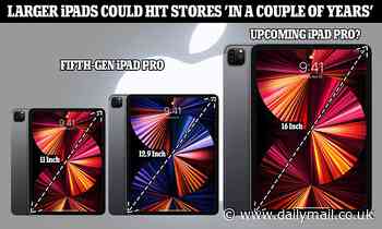 Apple is creating an iPad the size of a car wheel, report says