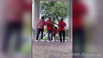 'We had goosebumps': Indigenous drum group helps police calm man in crisis on Saskatoon bridge