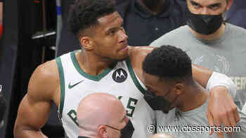 NBA injury updates: Giannis Antetokounmpo doubtful for Game 5 after hurting knee; Kawhi Leonard still out