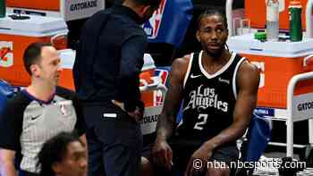 Rumor: Kawhi Leonard unhappy with Clippers medical staff - NBC Sports
