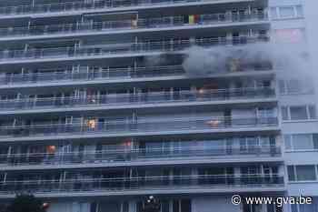 Brand in groot appartementsgebouw in Hoboken (Hoboken) - Gazet van Antwerpen
