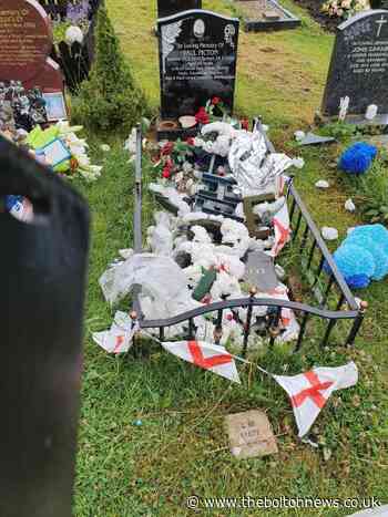Heartache as vandals target two family graves in Bolton cemetery