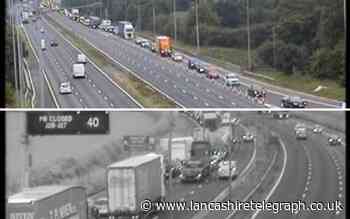M6 closed between Standish and Leyland after 'serious collision'
