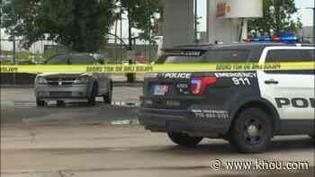 HPD: Man found shot to death in van at north Houston gas station - KHOU.com