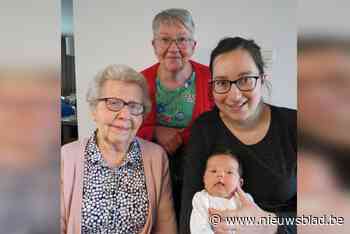 Baby Eva bezorgt bomma Denise (91) haar eerste viergeslacht