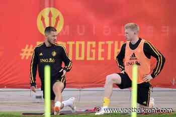Geen De Bruyne of Eden Hazard op laatste training voor match tegen Italië, andere Rode Duivel wel weer op het veld