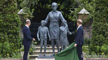 Princes William, Harry attend Princess Diana statue unveiling amid family tensions