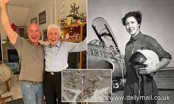 Wally Funk, 82, will become oldest person to go to space as she joins Jeff Bezos' Blue Origin flight