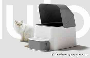 Pluto Square self cleaning cat litter box
