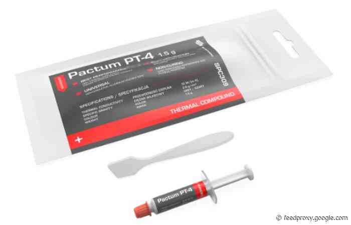 Pactum PT-4 thermal compound best for performance